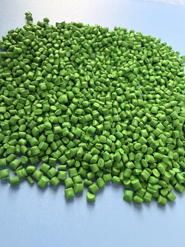 Green masterbatch is employed for coloration, providing vivid and long-lasting color.