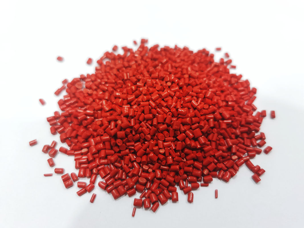 Chili Red Plastic Color Masterbatch For Injection Moulding Products