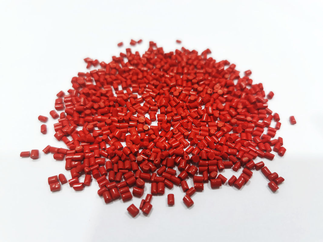 Plastic Red Color Masterbatch Customizing With PE ABS PS PP Carrier