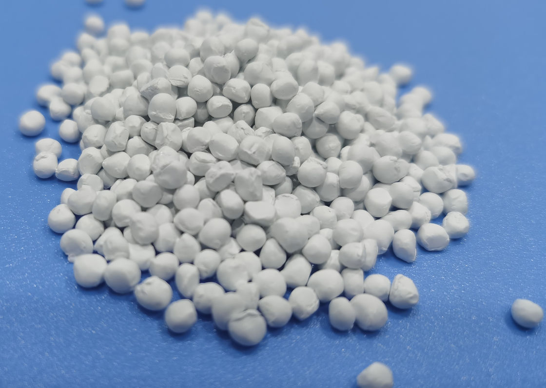 PP Filler calcium carbonate masterbatch High Adding Rate White Pellet